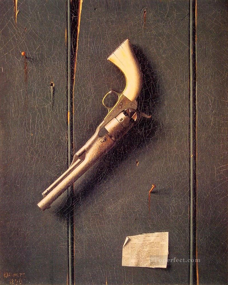 忠実なコルト ウィリアム ハーネットの静物画油絵